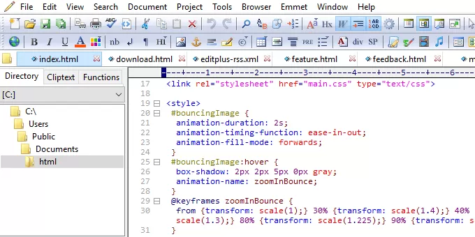 代码文本编辑器EditPlus v6.0 Build 765 汉化版