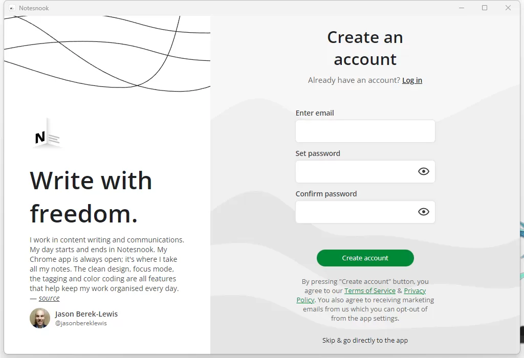 开源加密笔记软件 Notesnook v3.3.0/3.2.7 测试版