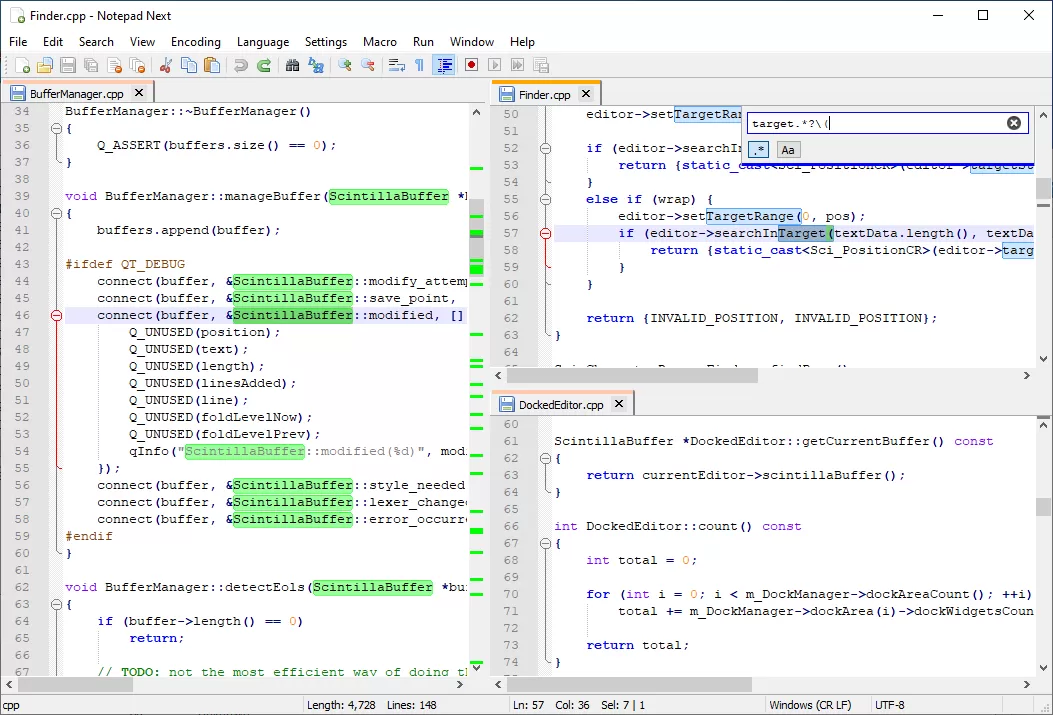 开源文本编辑器 Notepad Next v0.12 绿色版