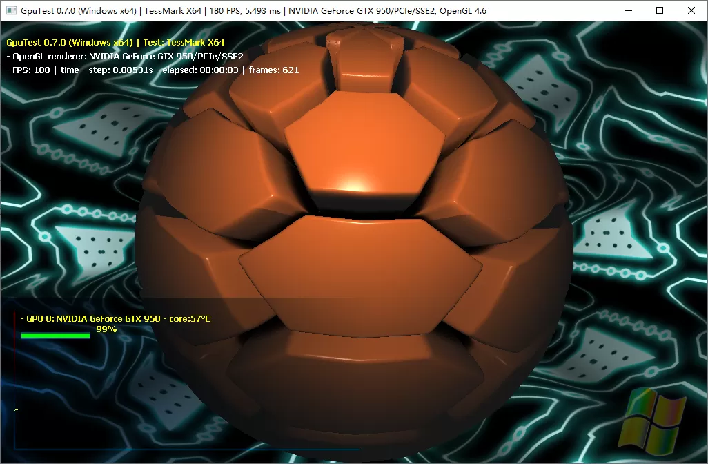 GPU压力和基准测试 GpuTest v0.7.0 汉化绿色版