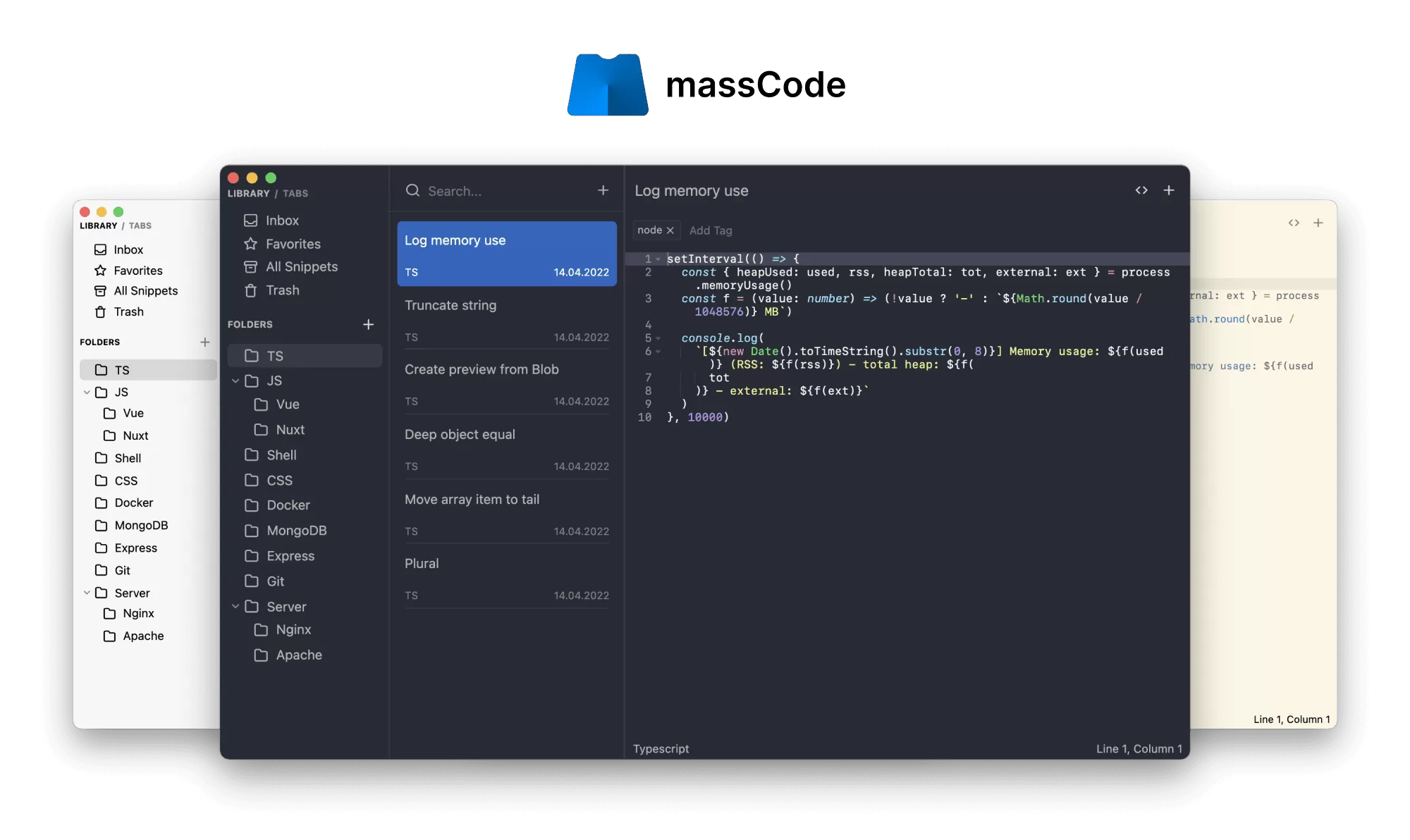 代码收藏夹 MassCode v4.0.1-系统达人
