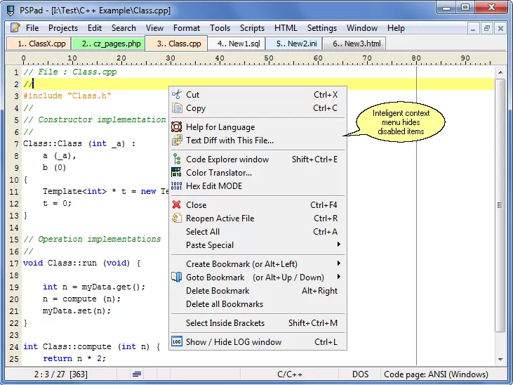 免费代码编辑器 PSPad Editor v5.0.7 中文便携版