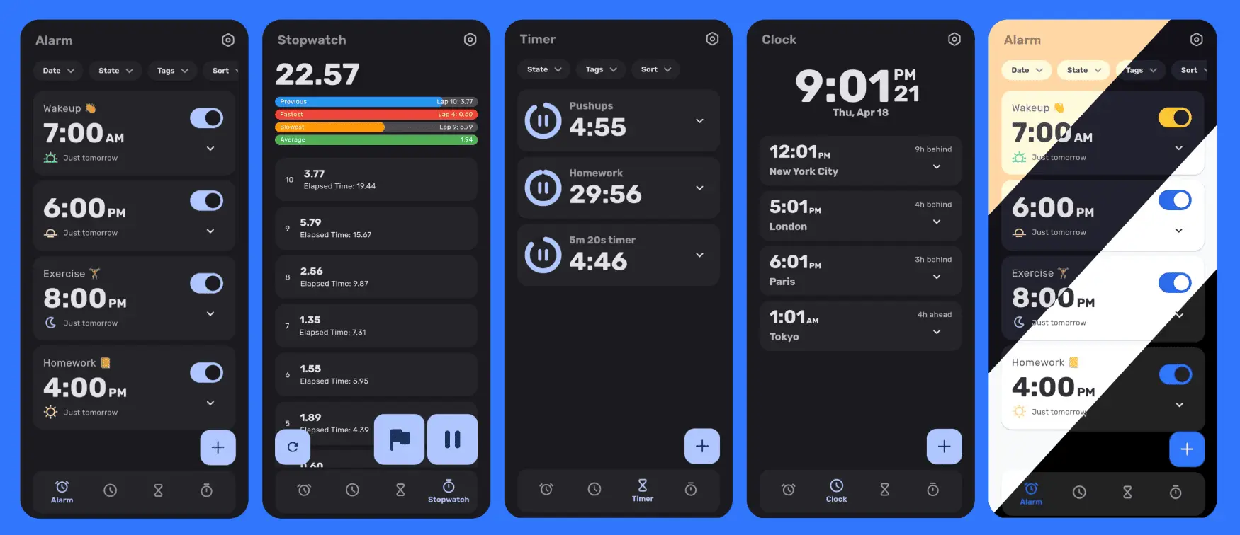 极简的Android时钟与闹钟应用 chrono v0.6.0