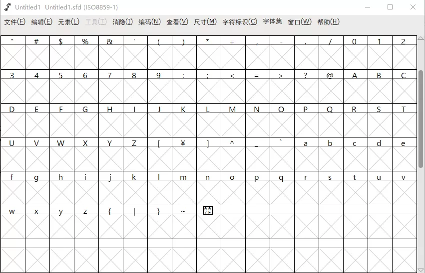 开源字体设计工具 FontForge 2023.01.01 中文便携版