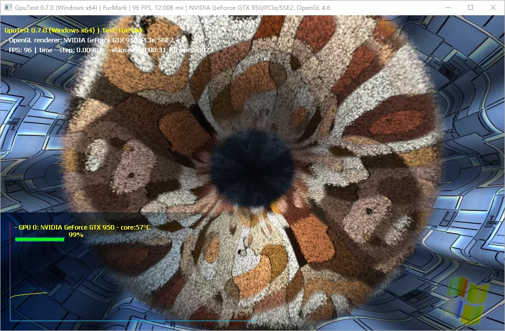 GPU压力和基准测试 GpuTest v0.7.0 汉化绿色版