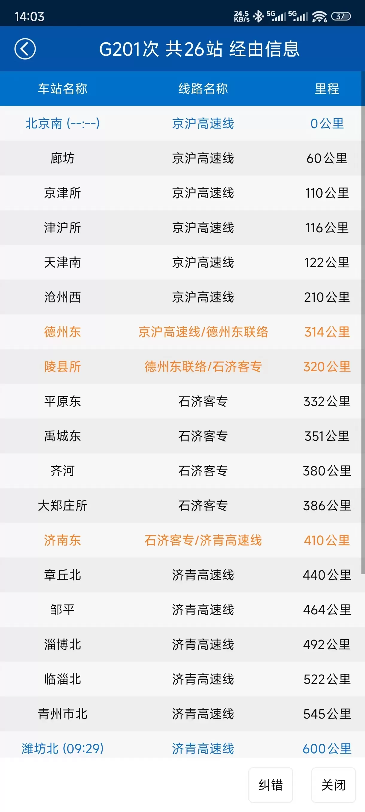 列车信息查询软件 路路通APP v20251024