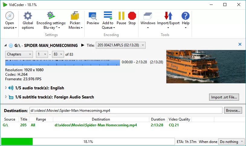 开源视频编辑工具 VidCoder 12.10 中文多语免费版