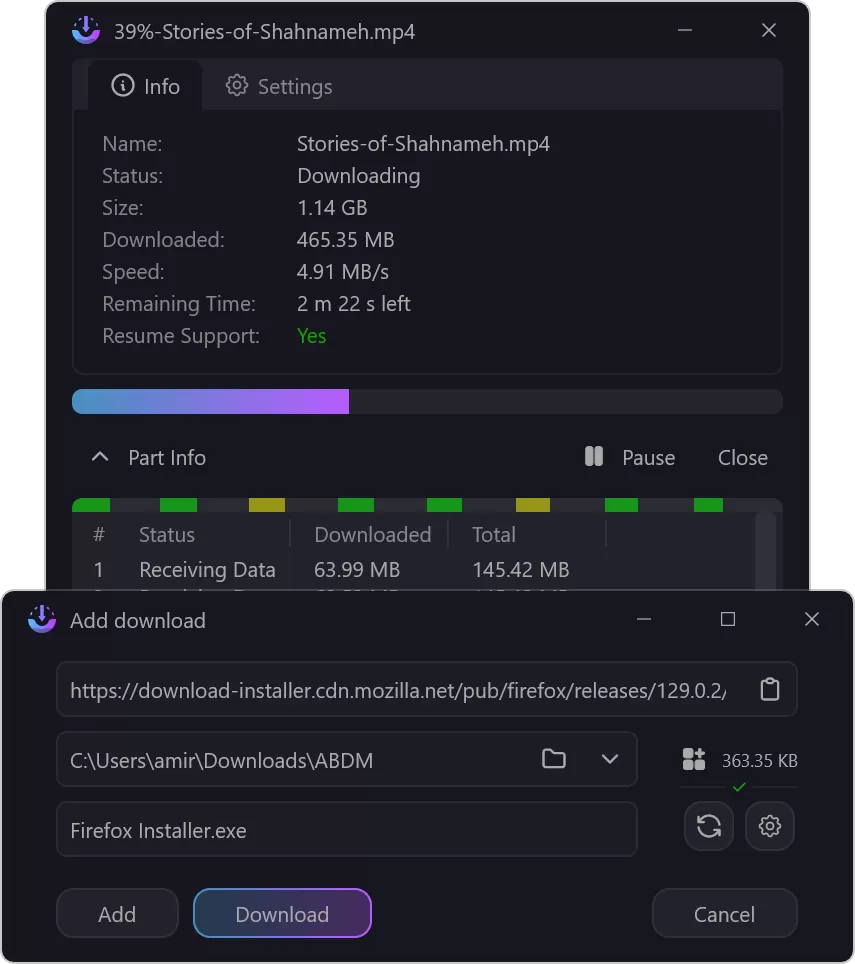 多线程下载器 AB Download Manager v1.7.0