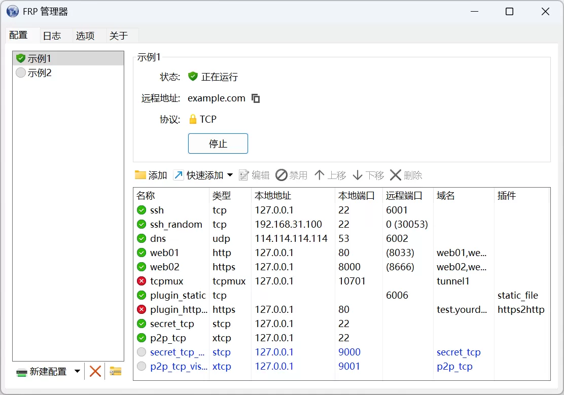 FRP GUI客户端 Frpmgr v1.24.0 绿色版-系统达人