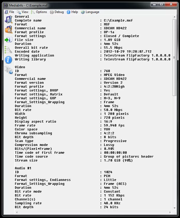 视频媒体信息检测工具 MediaInfo v25.09 中文便携版