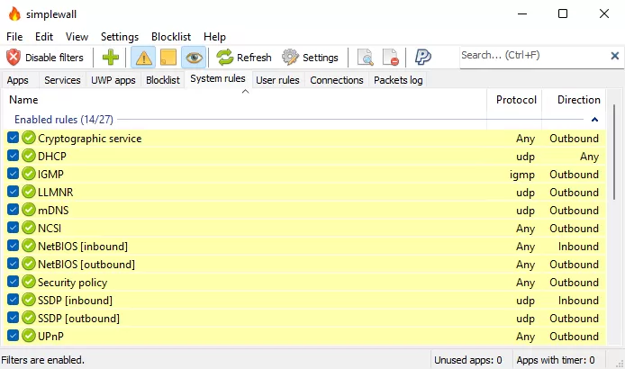 SimpleWall (简单防火墙) v3.8.7.0-系统达人