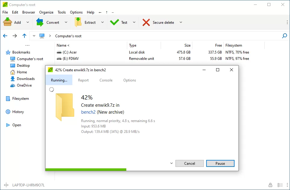 PeaZip v10.6.1-免费无广告的压缩文件管理器-系统达人