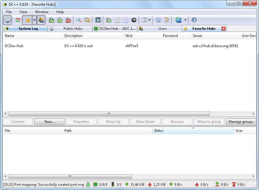 开源P2P软件 DC++ 0.883 Stable 中文免费版