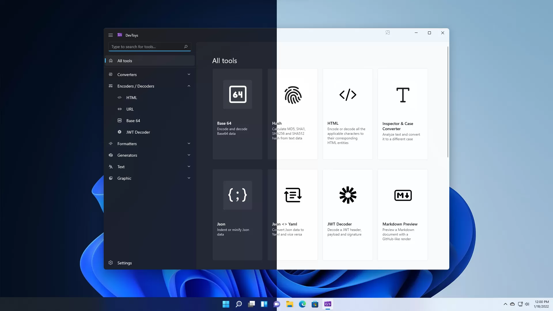 开发人员的瑞士军刀 DevToys v2.0.8.0 中文免费版