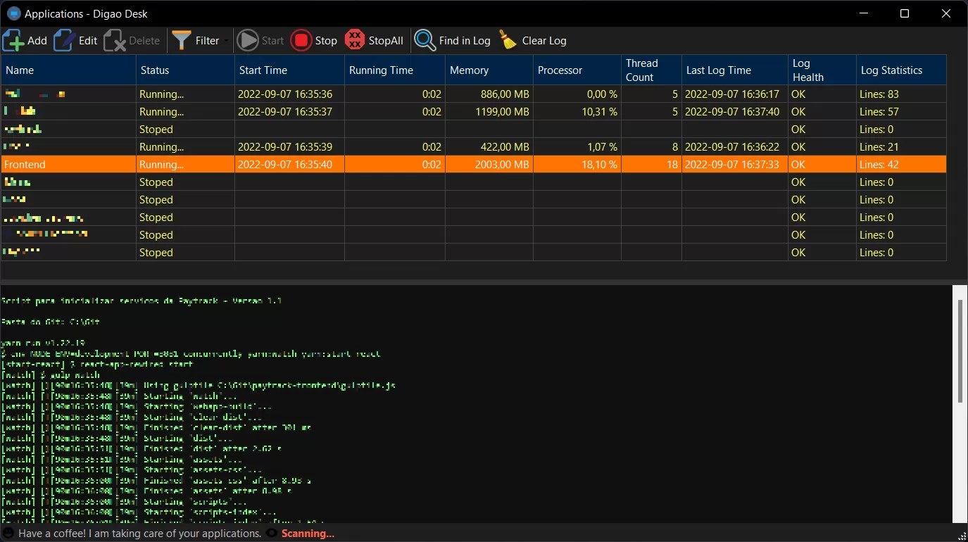 开发进程监控工具 Digao Desk v2.4.0 中文免费版-系统达人