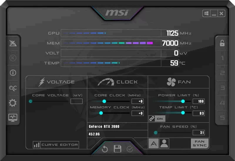 微星超频工具 MSI Afterburner v4.6.6.16370 中文版-系统达人