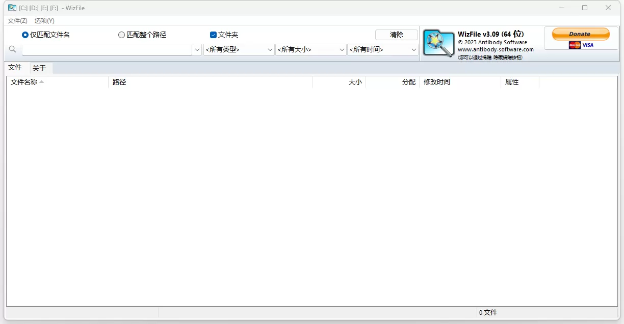 Windows文件索检工具 WizFile v3.13 中文便携版-系统达人