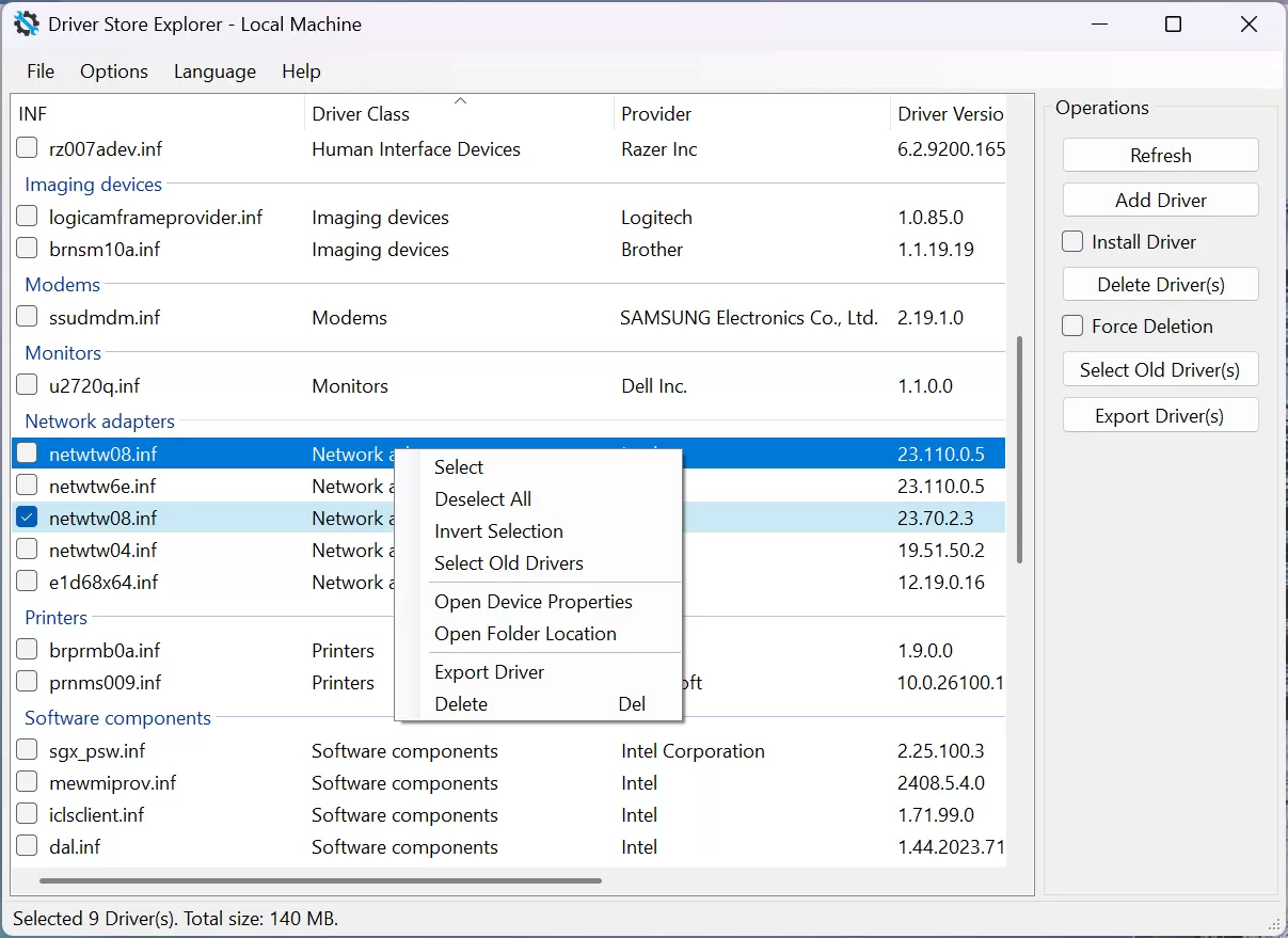 驱动程序存储资源管理器 DriverStore Explorer v0.12.127-系统达人