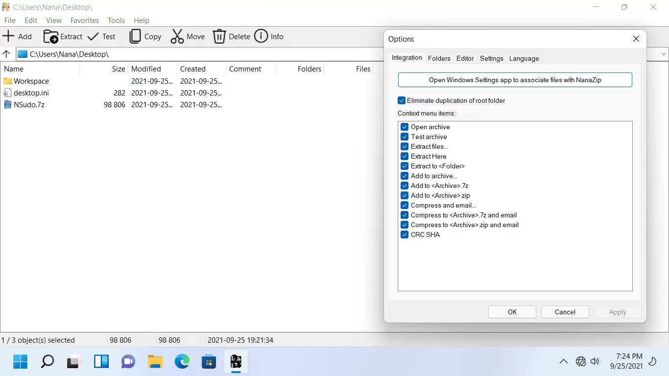 NanaZip v5.0.1250.0 – 适配 Win 11的开源压缩工具-系统达人