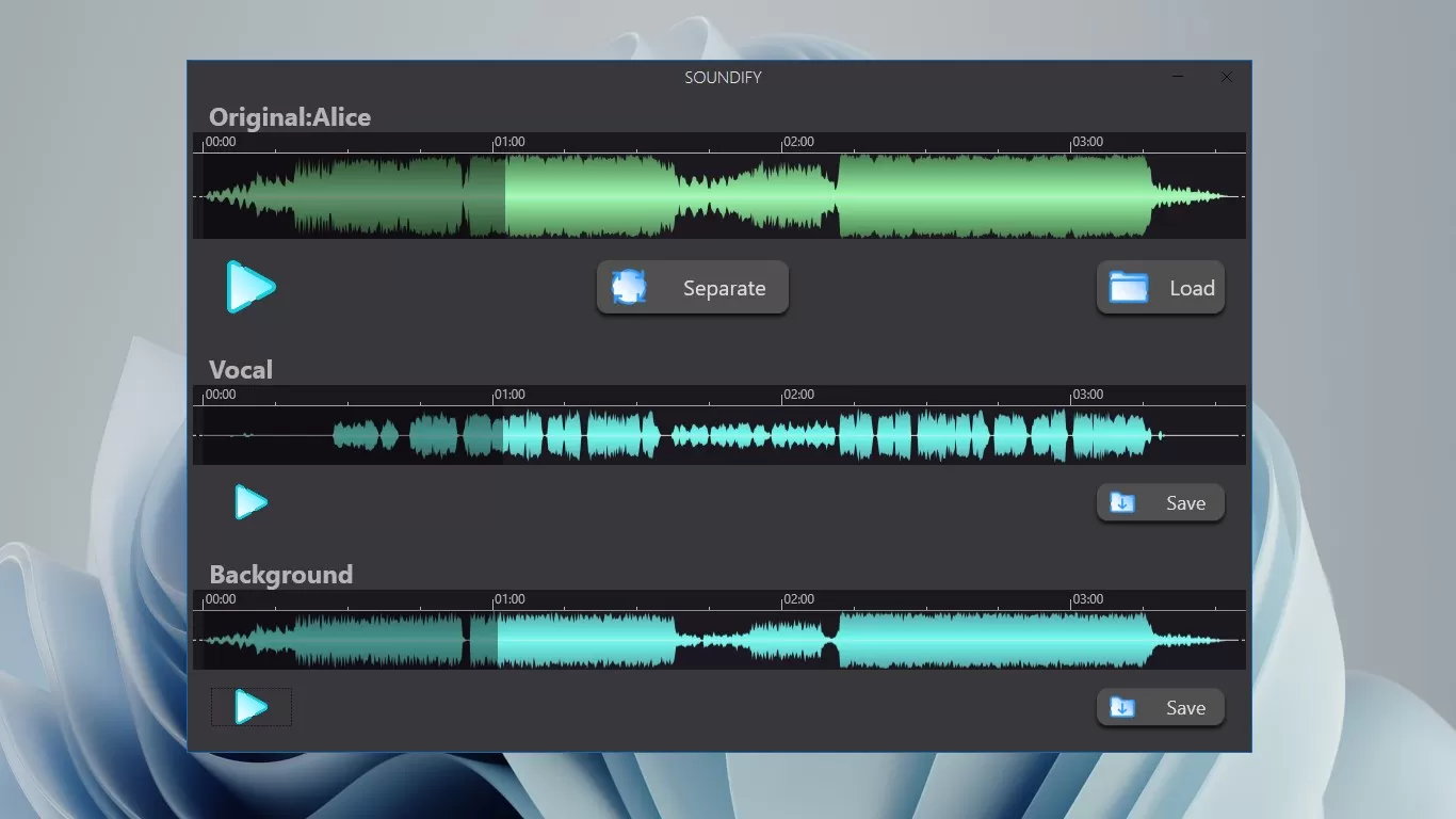 AI分离人声伴奏 Soundify Vocal Remover v1.2.6 便携版-系统达人
