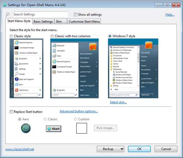 OpenShell中文版(经典开始菜单软件) v4.4.196-系统达人